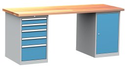 Tavolo da officina Kovos, set DPS 205