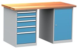 Tavolo da officina Kovos, set DPS 105