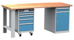 Tavolo da officina Kovos, set DPS 207