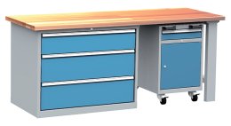 Tavolo da officina Kovos, set DPS 211