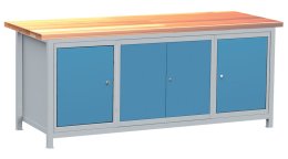 Tavolo da officina con contenitori, set DPJ 205