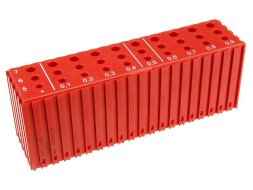 Scatola in plastica per riporre le frese D5-D7,9