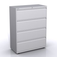 Classificatore in metallo con quattro cassetti SYC10/0/4