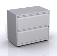 Classificatore in metallo con due cassetti SYC08/0/2