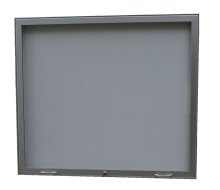 Vetrina bifacciale ad anta singola con montanti - HO40 - 30 x A4