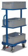 Carrello con casse in plastica tipo sw-400.804