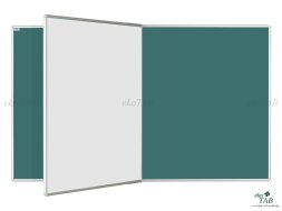 Lavagna in due parti per segnare con pennarello e gesso - PIVOT KB+KZ (4 modelli)