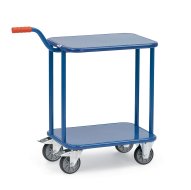 Carrello in acciaio con pianale e maniglia KF 99