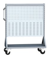 Supporto per punzonatura PSZ 21 B S1 bifacciale su ruote per 4 pannelli