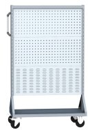 Supporto per punzonatura PSZ 22 B S1 bifacciale su ruote per 6 pannelli