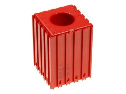 Basamento CNC in plastica per frese con gambo cilindrico da 25 mm