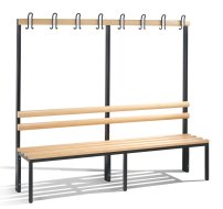 Panca spogliatoio CP 8052-100 - larghezza 1960 mm (2 modelli)