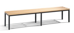 Panca spogliatoio CP 8052-000 - larghezza 1960 mm (2 modelli)