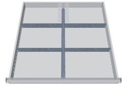 Divisori per cassetti in metallo 144BLH150A