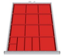 Inserto divisorio in plastica 119A