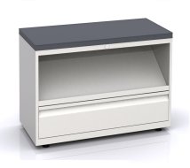 Mobile con ripiano inclinato e cassetto Bisley BLF tipo MSU08