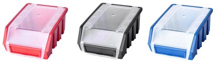 Contenitore in plastica Ergobox 2 Plus - colore nero - 2