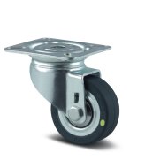 Ruota elettricamente conduttiva con piastra di montaggio (3 modelli)
