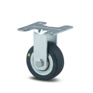 Ruota fissa elettricamente conduttiva con piastra di montaggio (3 modelli)