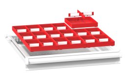 Divisorio per cassetti in plastica ZA 27 x 27P