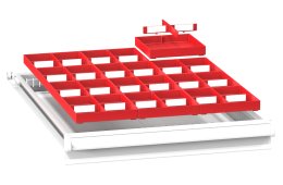 Divisorio per cassetti in plastica ZE 27 x 36P