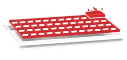 Divisori per cassetti in plastica ZG 54 x 36P