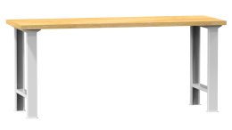 Tavoli da officina serie A, larghezza 1500, profondità 700 o 800, altezza 880 o 890 mm (6 modelli)