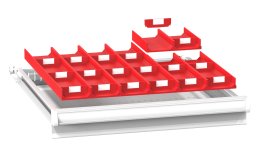 Divisorio per cassetti in plastica ZA 27 x 27P