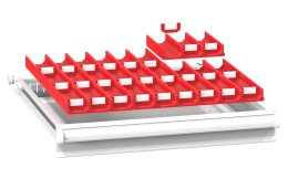 Divisorio per cassetti in plastica ZA 27 x 27P