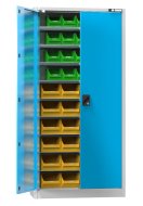 Armadio con scatole in plastica UK1-B21