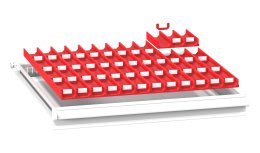 Divisorio per cassetti in plastica ZB 36 x 36P
