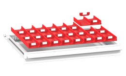 Divisorio per cassetti in plastica ZD 36 x 27 P