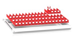 Divisorio per cassetti in plastica ZD 36 x 27 P