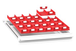Divisorio per cassetti in plastica ZE 27 x 36P
