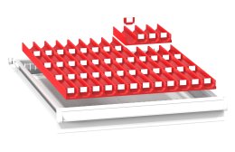 Divisorio per cassetti in plastica ZE 27 x 36P