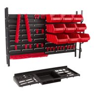 Pannello di fissaggio in plastica Wall Max con portautensili ed Ergobox