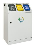Pattumiera per rifiuti differenziati TRIPLEX