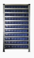 Scaffale con casse 100 x 115 mm - 88 pz (4 modelli)