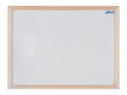 Lavagna magnetica monopezzo, cornice in legno 60 x 90 cm