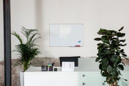 Lavagna in ceramica monopezzo per scrivere con pennarello