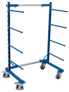 Carrello portapacchi monofronte con bracci di supporto (2 modelli)