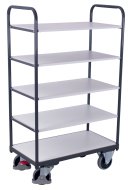 Carrello antistatico, 5 ripiani sw-500.259 (4 modelli)