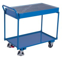 Carrello industriale con griglia di raccolta sw-600.505