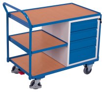 Carrello da officina con ripiani e cassetti tipo sw-600.605