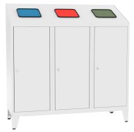 Pattumiera tripla per rifiuti differenziati MPO 03k