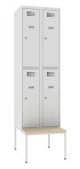 Armadio diviso Sus 322 W con panca P321 L