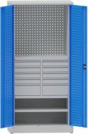 Mobile da officina con cassetti divisi e ripiano
