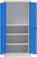 Armadio da officina con ripiani (1/2 schienale forato)