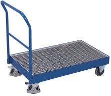 Carrello industriale con griglia di raccolta sw-600.121