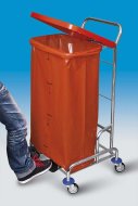 Carrello per la raccolta differenziata dei rifiuti e della biancheria PEDALBAG I. senza sacco (5 modelli)